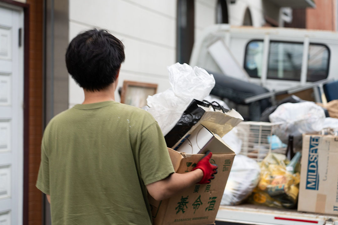 不要な家財道具を廃棄して